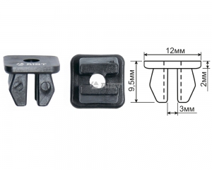 Клипса крепления обшивки AIST 67343002 универсальная, уп. 300шт. Киров