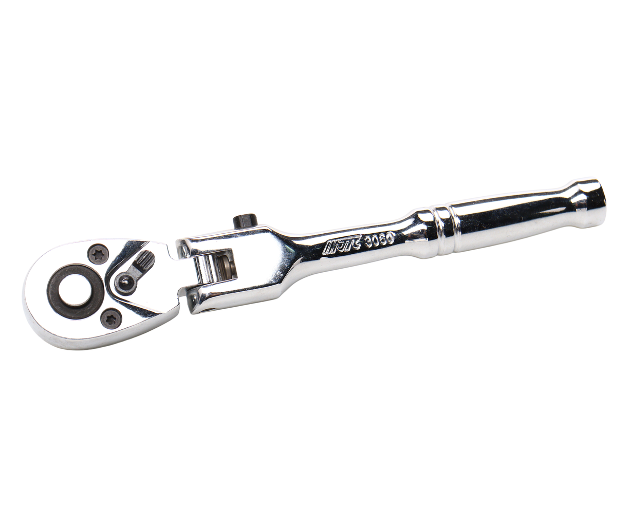JTC-3060 - Ключ трещотка 1/4" 45 зубьев 155мм шарнирный с фикцацией JTC - 
Шарнирный механизм с фиксацией позволяет выставлять оптимальный угол трещотки.
С хромированной глянцевой поверхностью.
Размер: 1/4".
Длина: 280 мм.
Количество зубцов: 45.
Дли