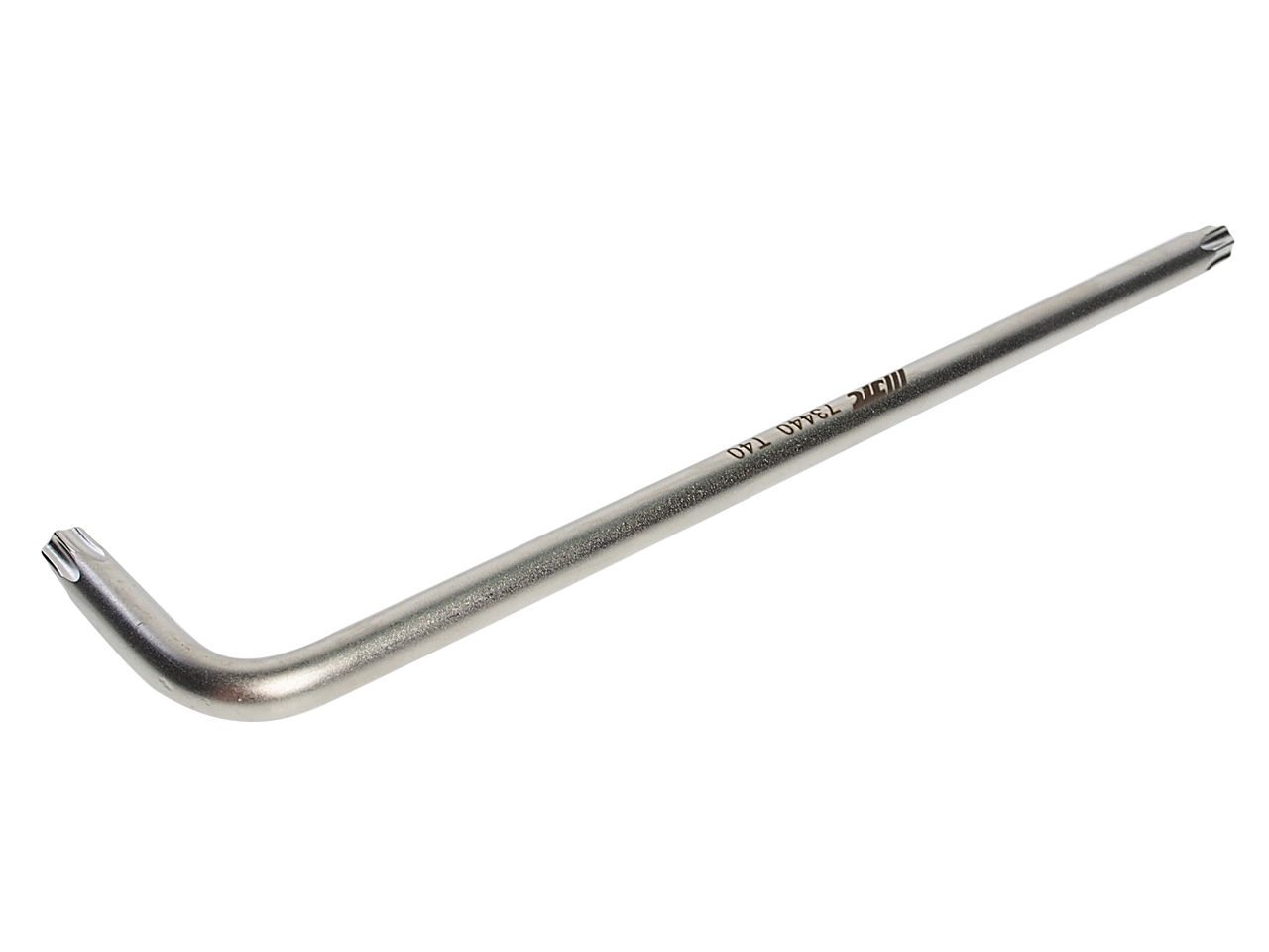 JTC-73440 - Ключ TORX Г-образный T40H удлиненный L=180мм JTC - 
Материал: SNCM8660.
Удлиненная сторона имеет отверстие.
Размер: T40(H).
Длина: 180 мм.
Ширина: 32 мм.
Количество шт. в упаковке: 10.
