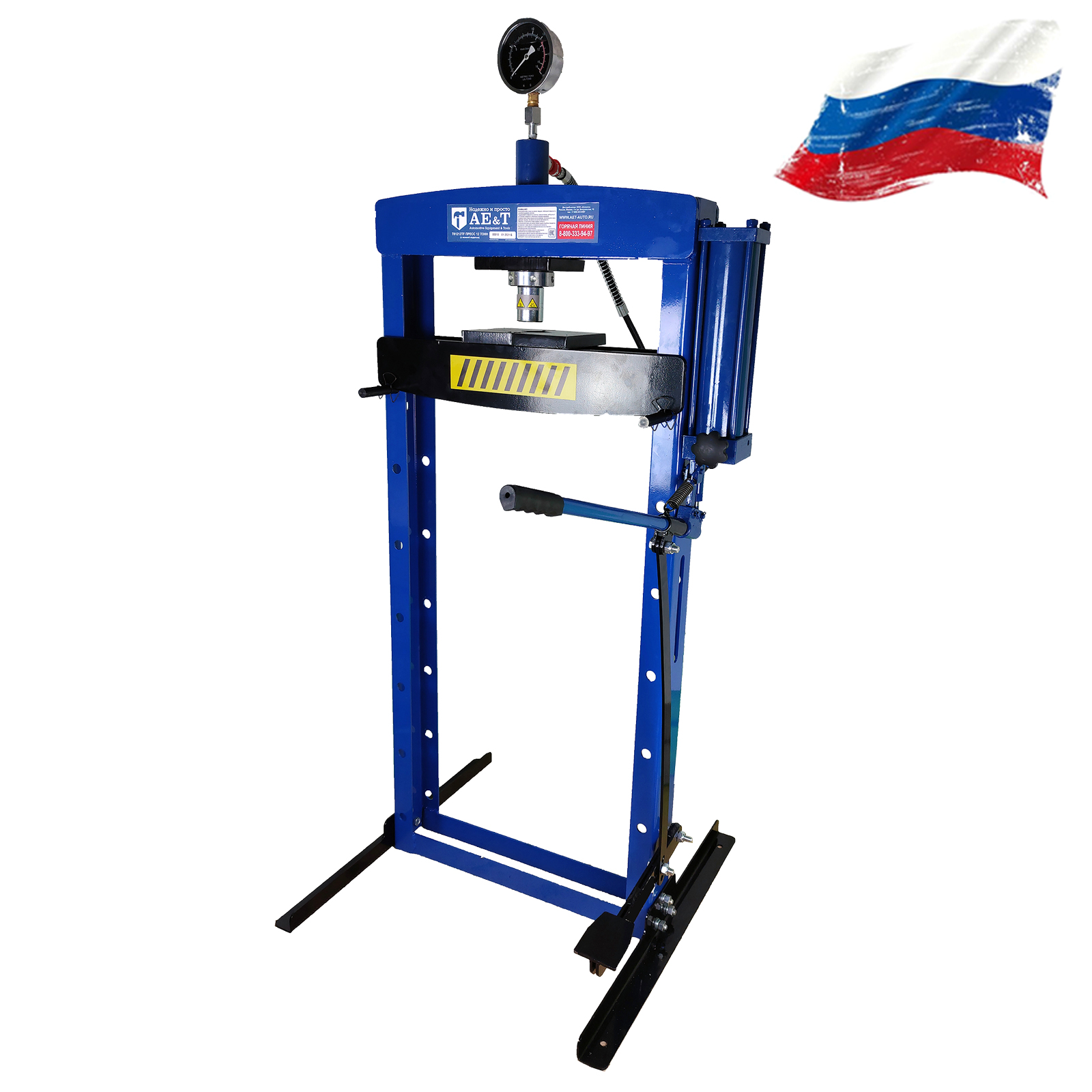 Пресс T61212TF гидравлический с ножным приводом AE&T