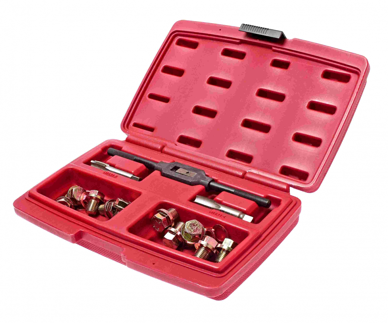 НАБОР JTC-2029 для ремонта маслосливных отверстий 12мм и 14мм (в кейсе)