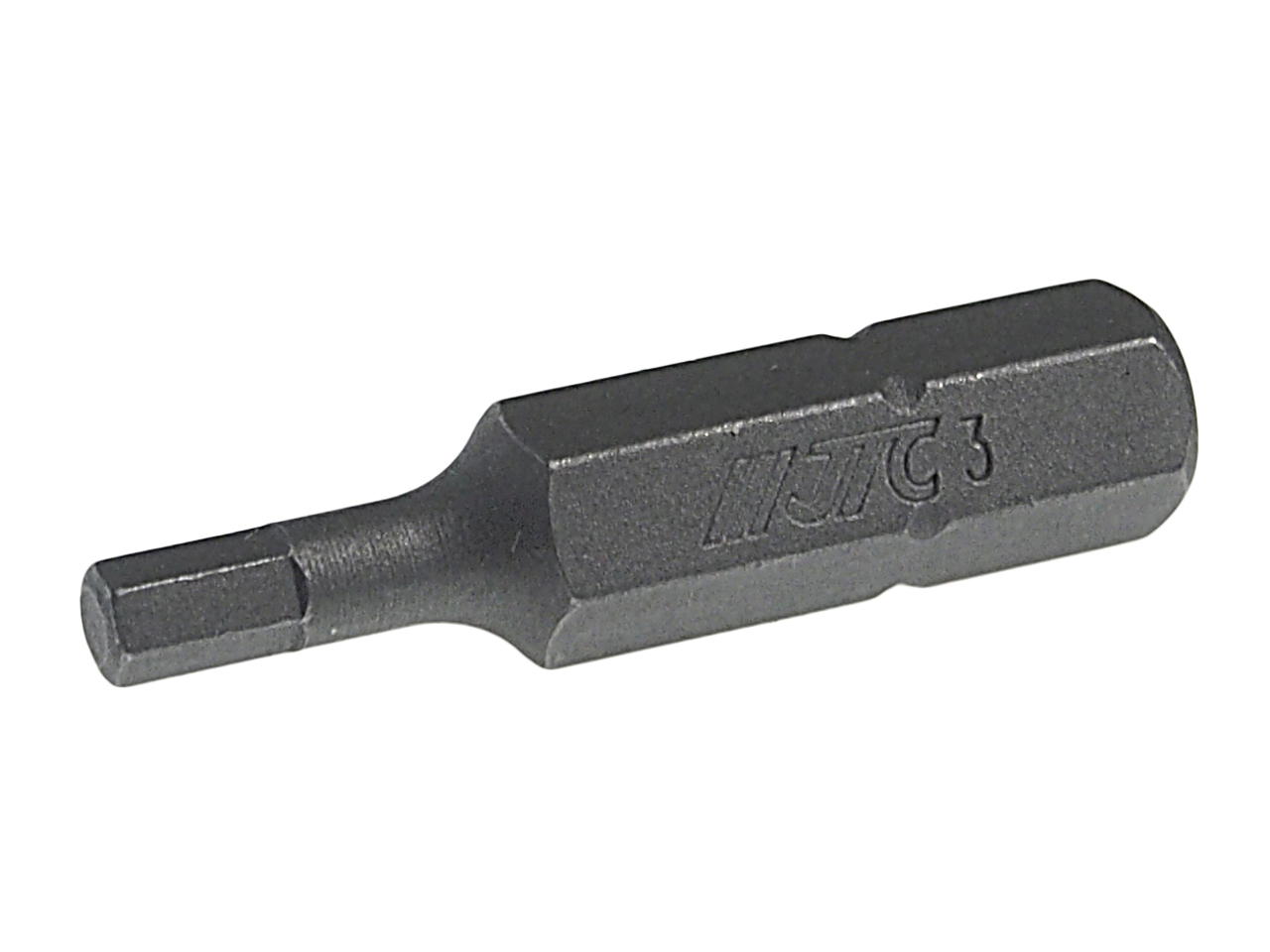JTC-1153003 - Бита HEX H3х30мм 1/4" DR 6-ти гранная JTC - 
Материал: S2.
Размер: Н3.
Длина: 30 мм.
Количество шт. в упаковке: 10.
