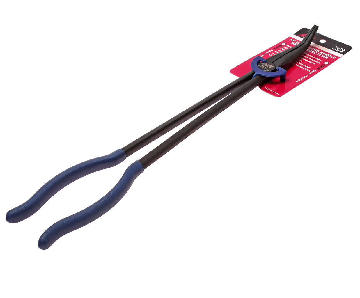 JTC-5910 - Тонкогубцы 406мм изогнутые 45град. с удлиненными рукоятками JTC - 
	Рукоятки диаметром 8 мм и сужающаяся рабочая часть обеспечивают высокую функциональность инструмента.
	Рабочее усилие: до 15 кг/см&sup2;.
	Покрытие выполнено из специального