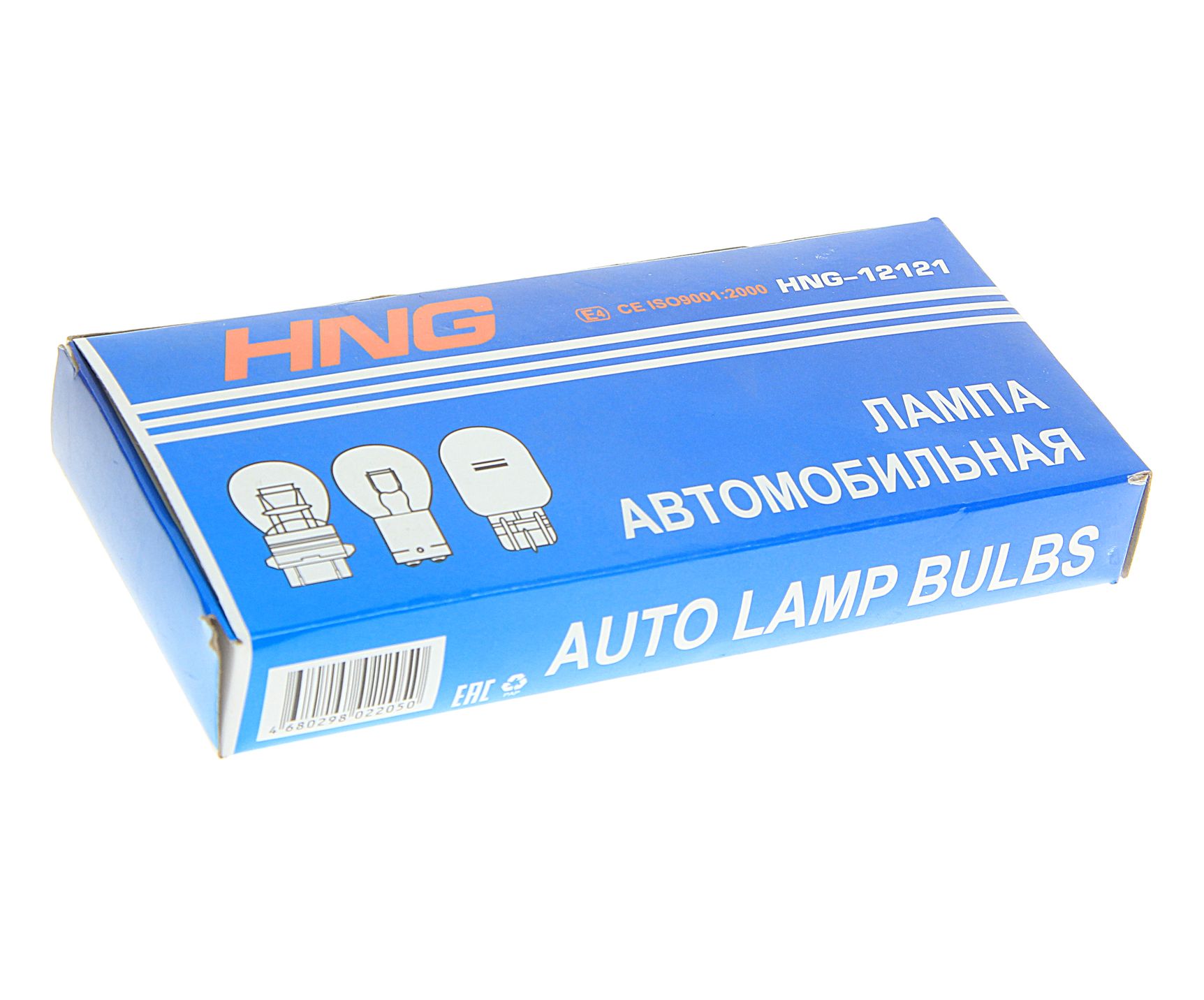 Автолампа W21W (W3x16d) 12V HNG 10/1000