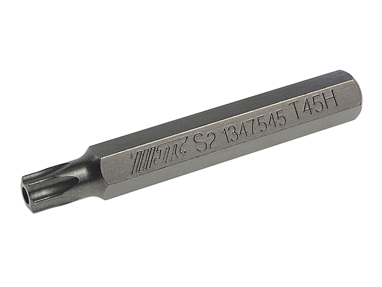 JTC-1347545 - Бита TORX Т45Hх75мм 10мм удлиненная S2 JTC - 
Материал: S2.
Размер: Т45Н.
Длина: 75 мм.
Количество шт. в упаковке: 10.
