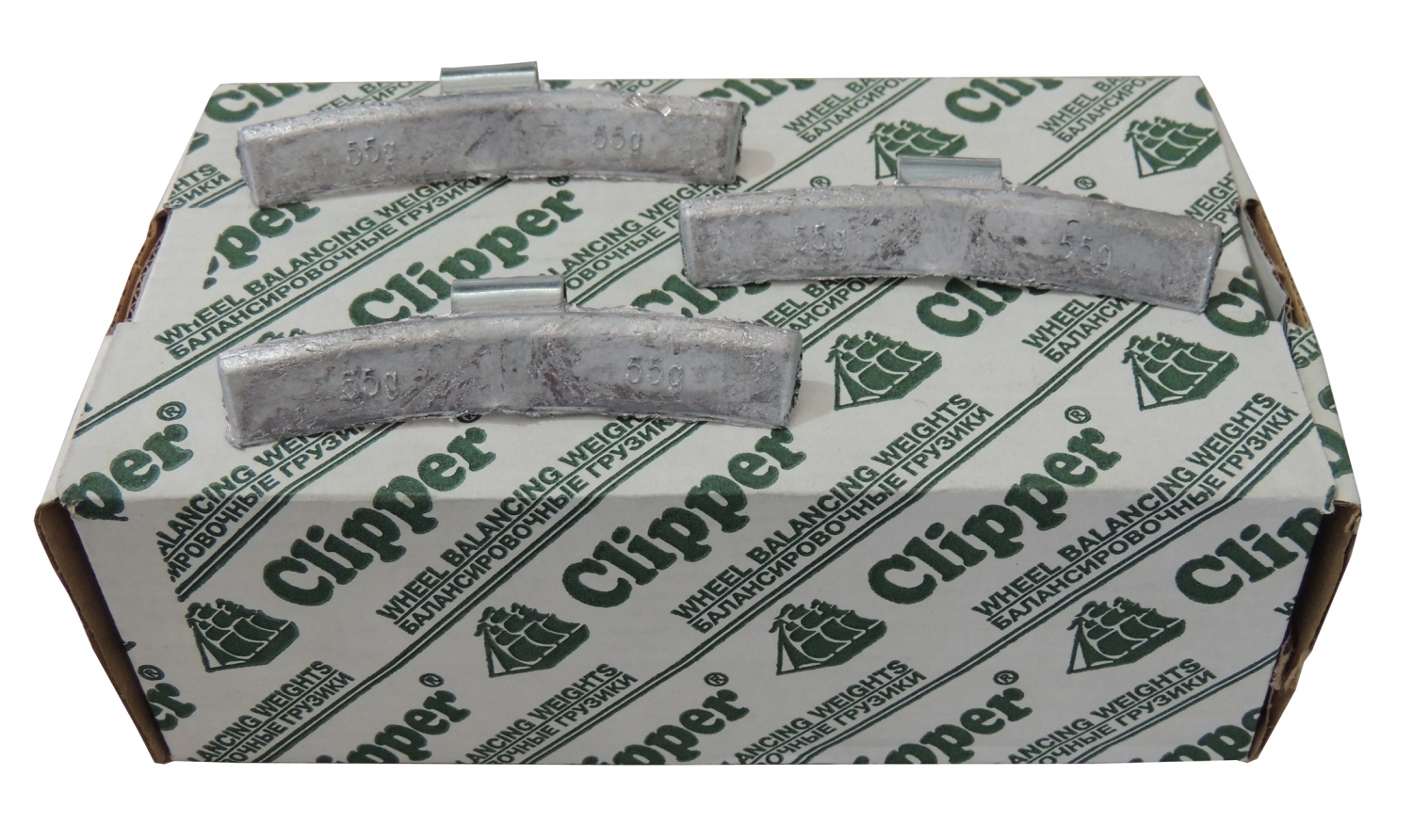 CLIPPER ГРУЗИК 0355 балансировочный для литого диска 55гр. (набор 50шт.)