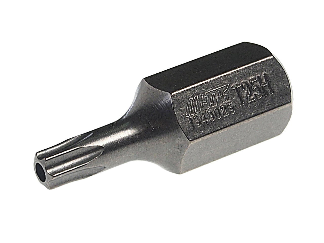 JTC-1343025 - Бита TORX Т25Hх30мм 10мм S2 JTC - 
Материал: S2.
Размер: Т25Н.
Длина: 30 мм.
Количество шт. в упаковке: 10.
