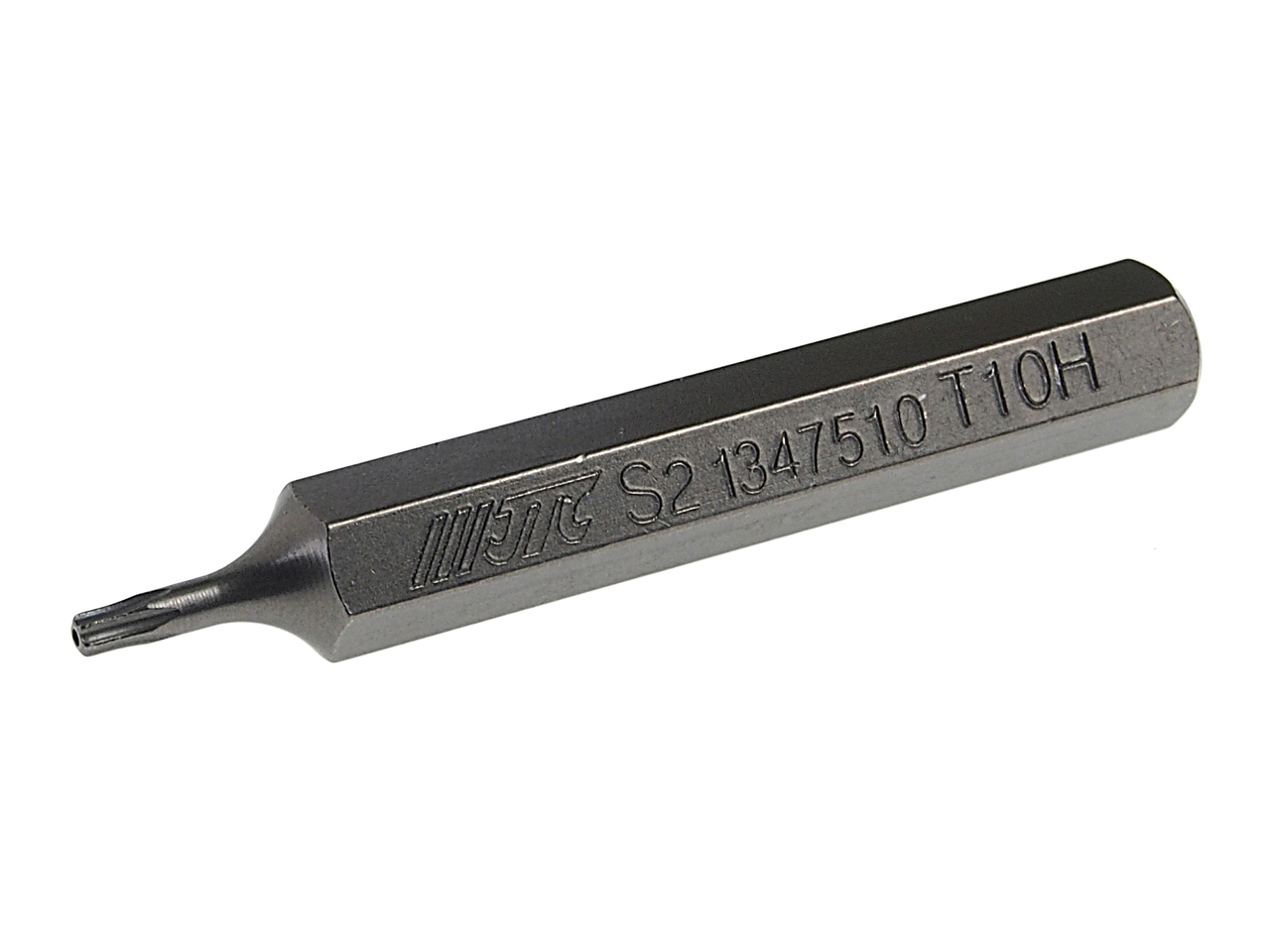 JTC-1347510 - Бита TORX Т10Hх75мм 10мм удлиненная JTC - 
Материал: S2.
Размер: Т10Н.
Длина: 75 мм.
Количество шт. в упаковке: 10.
