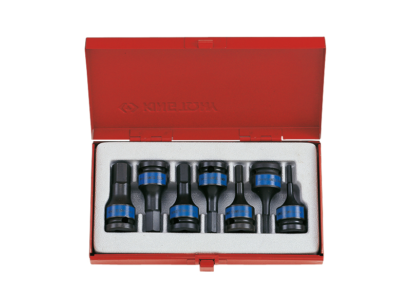 Набор ударных торцевых насадок 1/2 hex king tony 4407mp