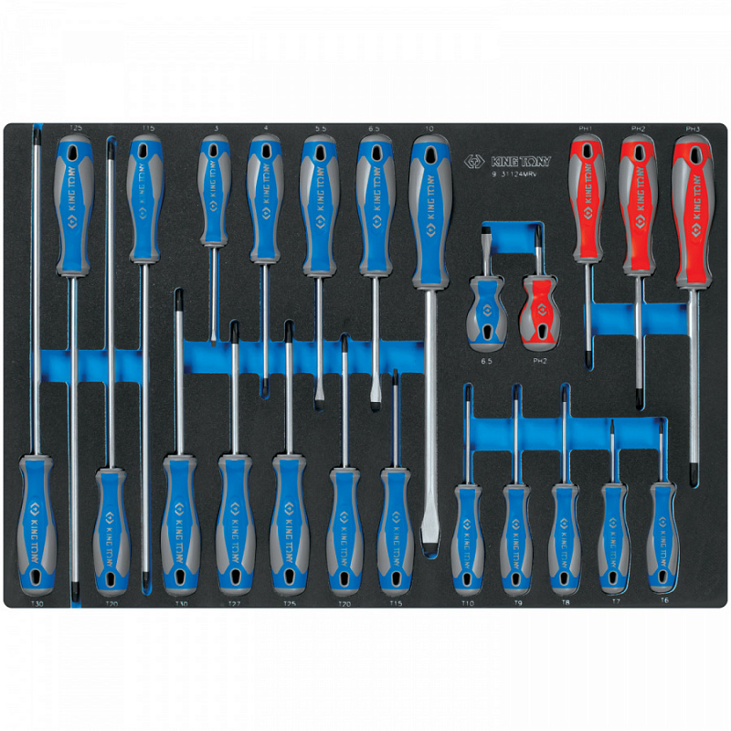 Набор отверток, ложемент, 24 предмета