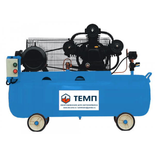ТЕМП TC200LA460 Компрессор, ресивер 200 л, 460 л/м, 10 бар, 380 В, 2,9 кВт