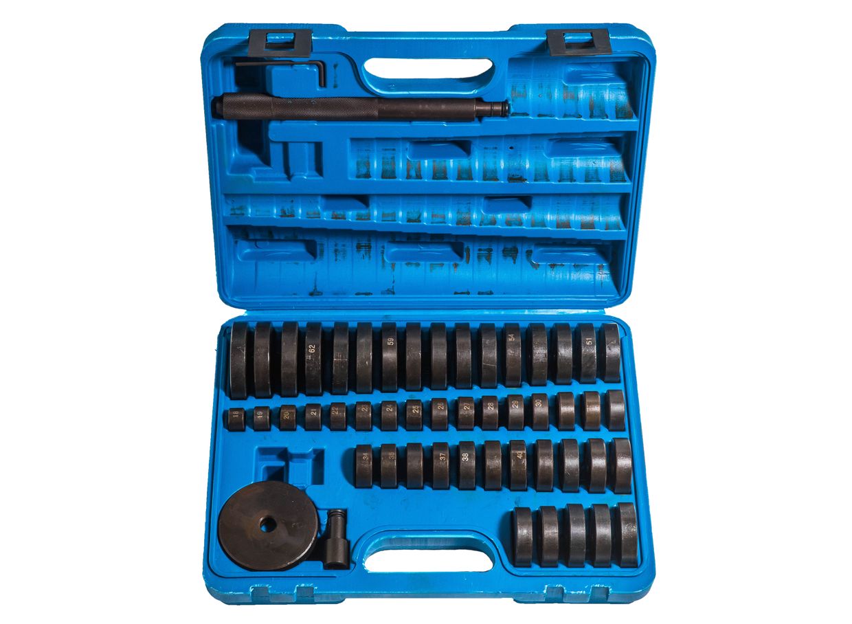 Набор оправок для запрессовки подшипников, сальников и втулок 51пр. Vertul VR50167