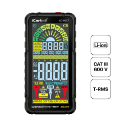 IC-M117 Смарт мультиметр цифровой на аккумуляторе iCartool IC-M117
