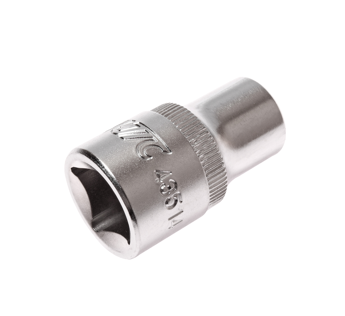 JTC-43514 - Головка торцевая 1/2" TORX E14 L=38мм JTC - 
  Изготовлена из закаленной хром-ванадиевой стали. 
  Размер: 1/2&rdquo;хE14.
  Общая длина: 38 мм. 
  Количество в оптовой упаковке: 10 шт. и 200 шт. 
  Габаритные размеры: 38/22/22 мм. (Д/Ш/В