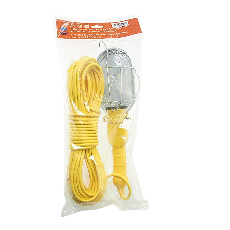 Лампа переносная LP-22020LED, 220V, 14 LED, длина провода 20м /1