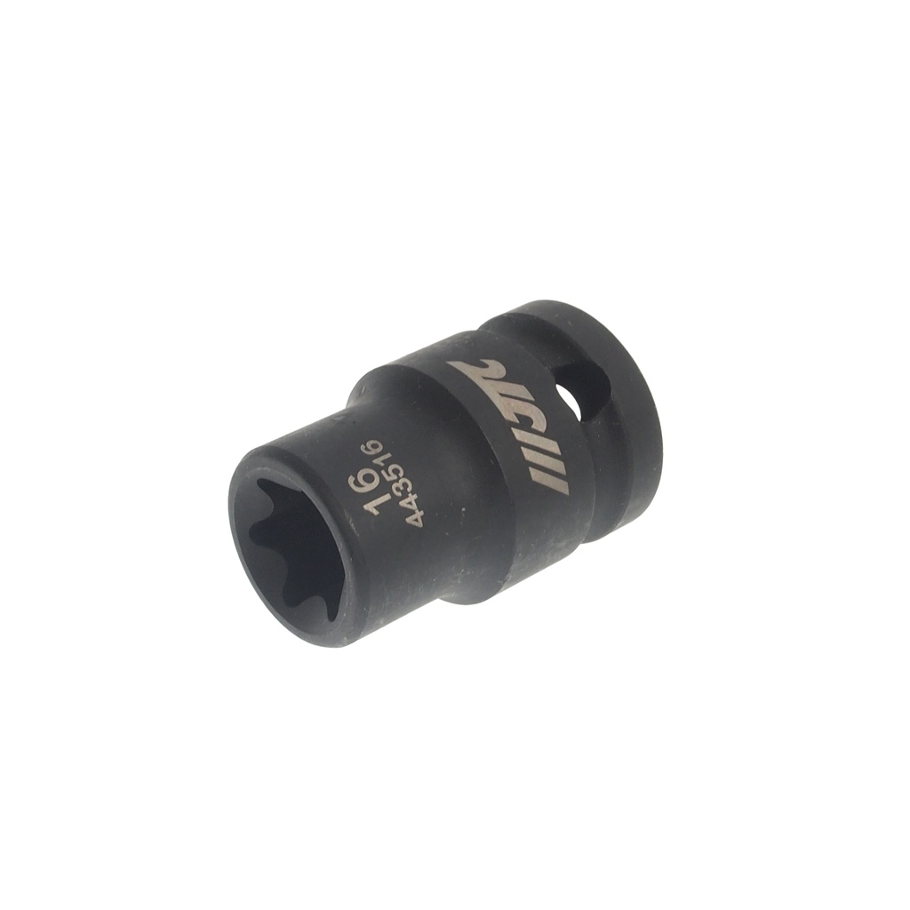 JTC-443516 - Головка торцевая 1/2" TORX E16 ударная JTC - 
6 граней, размер E16.
Изготовлена из высококачественной хром-молибденовой стали.
Присоединительный квадрат: 1/2".
Общая длина: 38 мм.
Габаритные размеры: 20/25/38 (Ш1/Ш2/Д)
