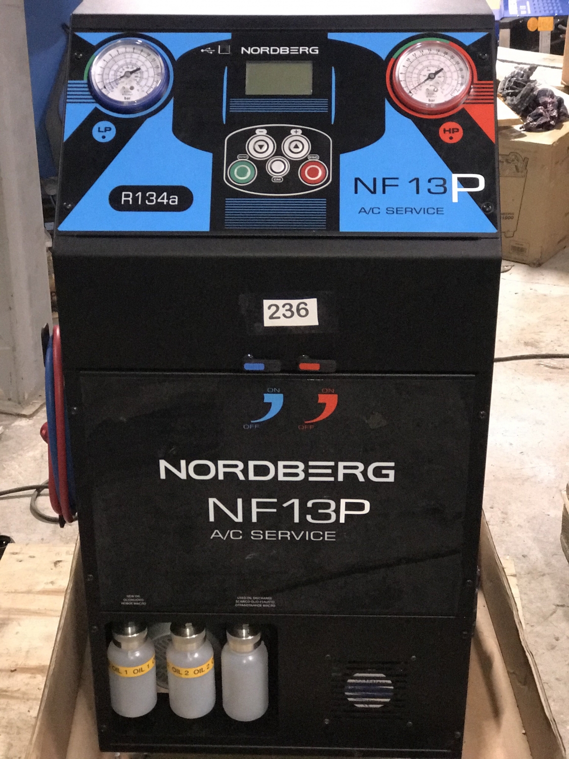NORDBERG УСТАНОВКА NF13P автомат для заправки автомобильных кондиционеров с принтером RM 236