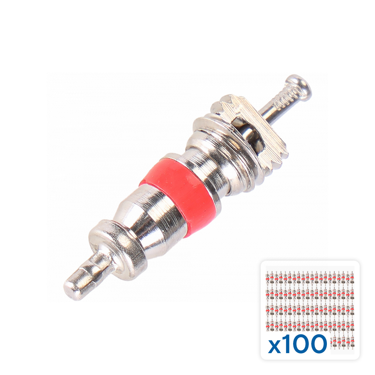 Ниппель-золотник для вентилей, 100 шт. NORDBERG C1SR