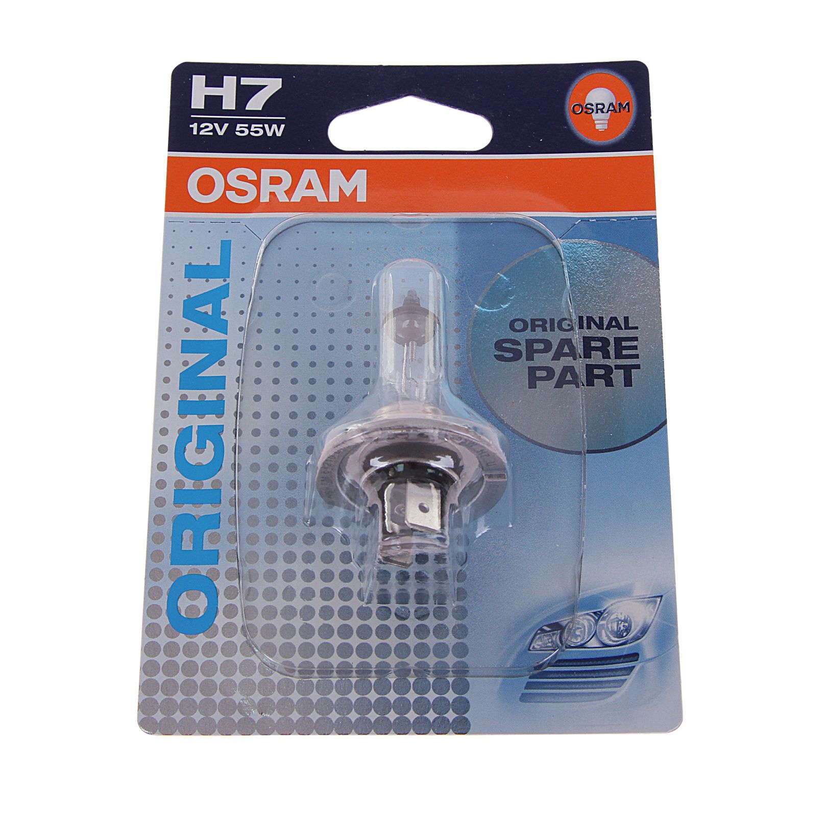 Автолампа H7 (55) PX26d (блистер) 12V OSRAM /1/10