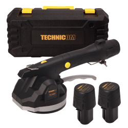 TC-P007 Виброприсоска для укладки плитки аккумуляторная TECHNICOM TC-P007, 12В, 1500 мАч, 6 скоростей, чаша 130мм, 100-12000 об/мин, нагрузка 100 кг