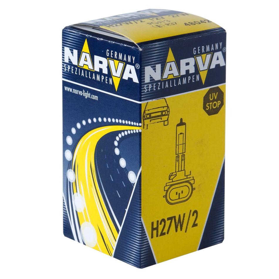 Автолампа H27W/2 (PGJ13) HALOGEN 12V NARVA /1/10/100 HIT