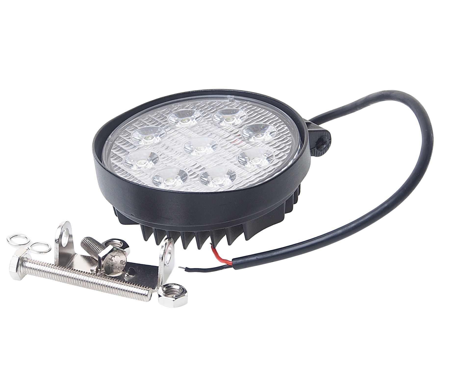 Фара рабочего света круглая W-827F 9LED ближний свет 27W (115х130x45мм) 10-30V ВЫМПЕЛ /1/20