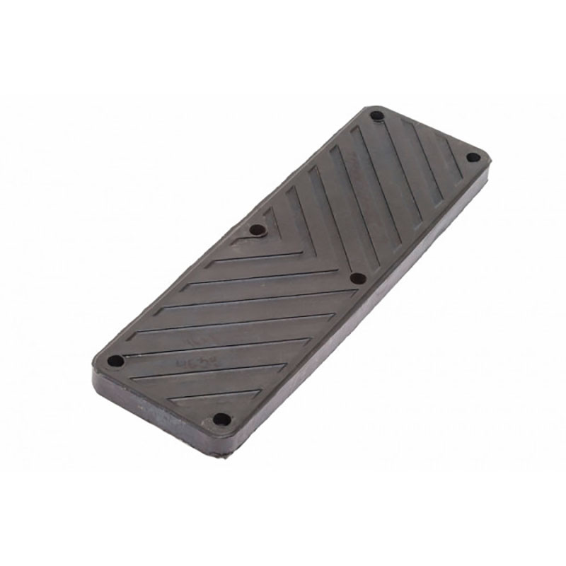 6009162 (C10-1000001) RUBBER PAD PLATE Упор резиновый, прямоугольный (для V-521,524,624)