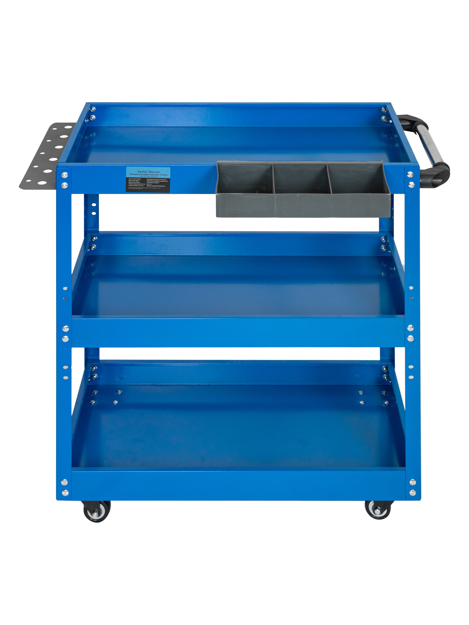 Тележка инструментальная, 3 полки VR20303