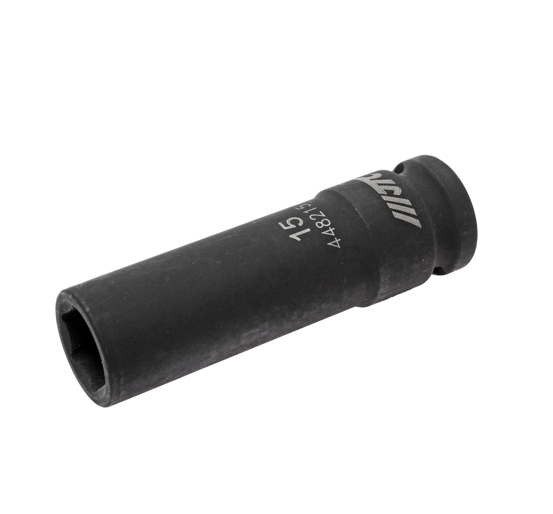JTC-448215 - Головка торцевая 1/2" 15мм ударная глубокая L=82мм JTC - 
  6 граней, метрический размер. 
  Изготовлена из высококачественной хром-молибденовой стали. 
  Размер: 1/2"х15 мм.
  Общая длина: 82 мм. 
  Количество в оптовой упаковке: 1