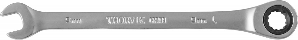 CRW09 Ключ гаечный комбинированный трещоточный, 9 мм