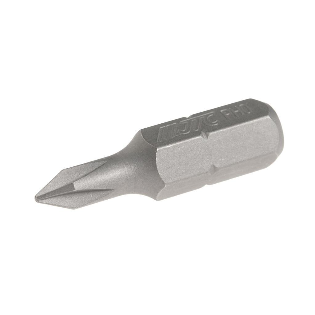 JTC-1112500 - Бита крестовая PH0х25мм 1/4" DR S2 JTC - 
Размер: PH.0 х 25 мм.
Квадрат: 1/4" DR.
Материал: S2 сталь.
