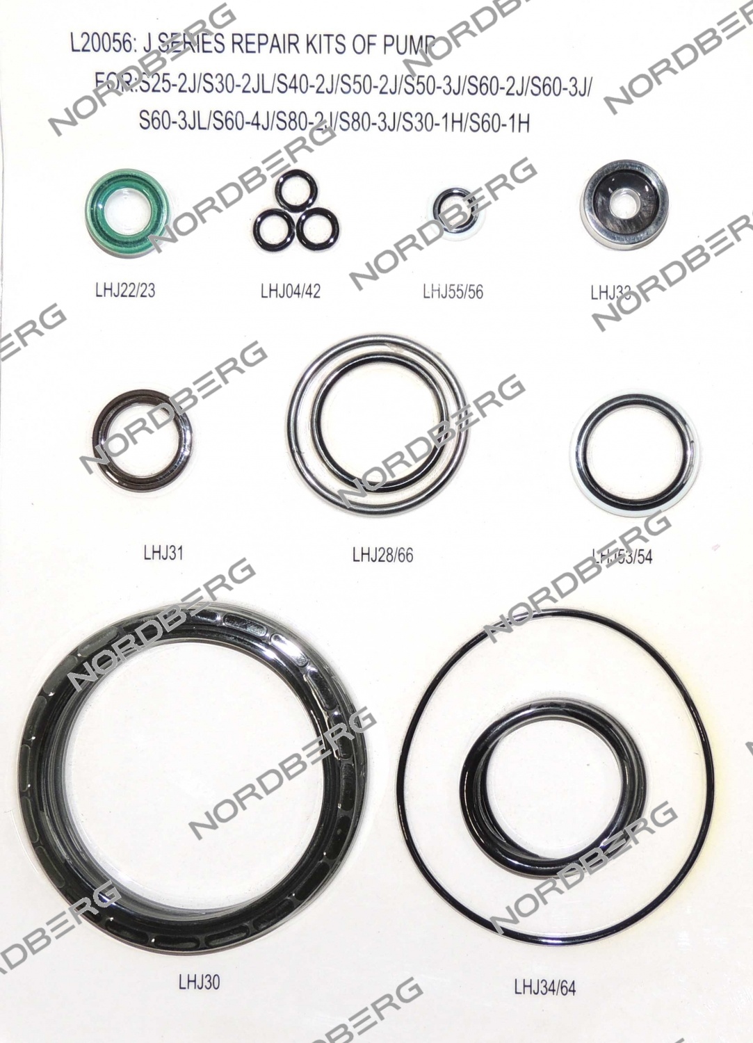 Ремкомплект пневмонасоса PK для домкрата N502 NORDBERG 000003770