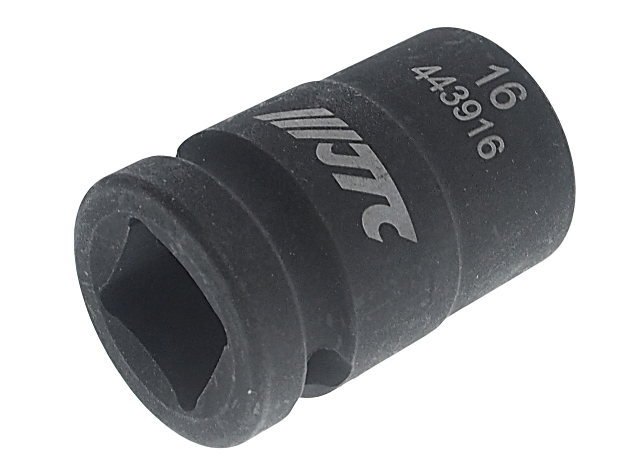 JTC-443916 - Головка торцевая 1/2" 16мм 12-ти гранная ударная L=38мм JTC - 
12 граней, метрический размер.
Общая длина: 38 мм.
Размер: 1/2" Dr.х16 мм.
Изготовлена из высококачественной хром-молибденовой стали.
