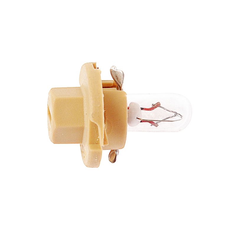 Автолампа BAX1.5W с бежевым патроном (BX8.4d) 12V OSRAM /10/50