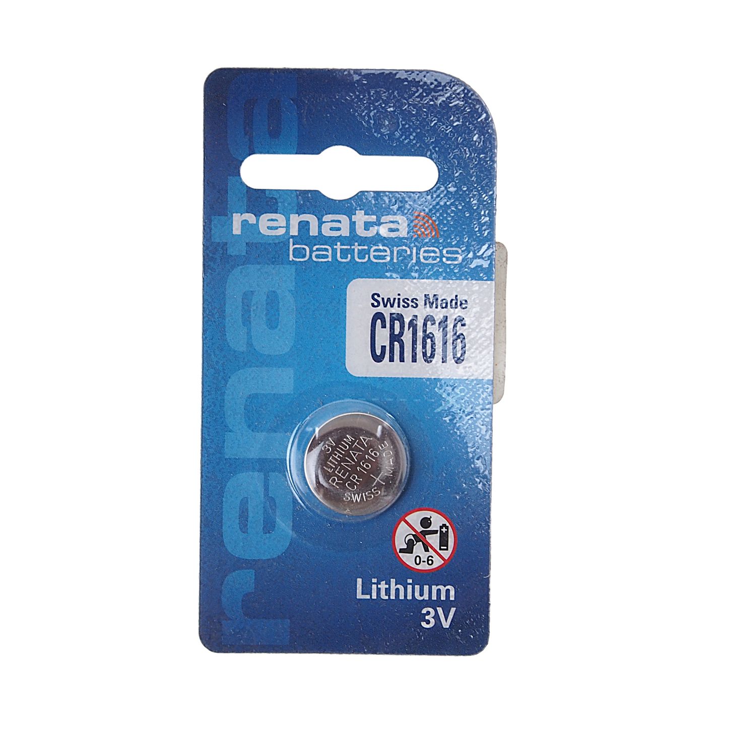 Элемент питания CR1616-BC1 LITHIUM таблетка (автобрелки) 3V RENATA /1/10