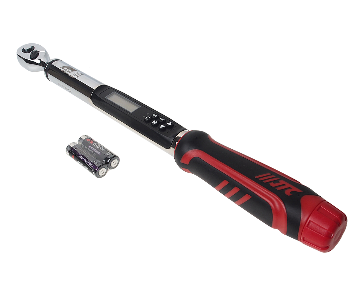 JTC-1463 - Ключ динамометрический 3/8" 7-135Нм 425мм с цифровой индикацией JTC - 
Цифровое считывание значения крутящего момента с функцией запоминания на 30 ячеек памяти.
Жидкокристаллический экран с подсветкой.
Выбор определенного текущего или максим