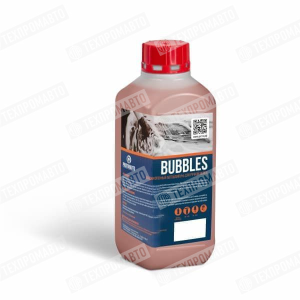 BUBBLES высокопенный автошампунь для ручной мойки 1л