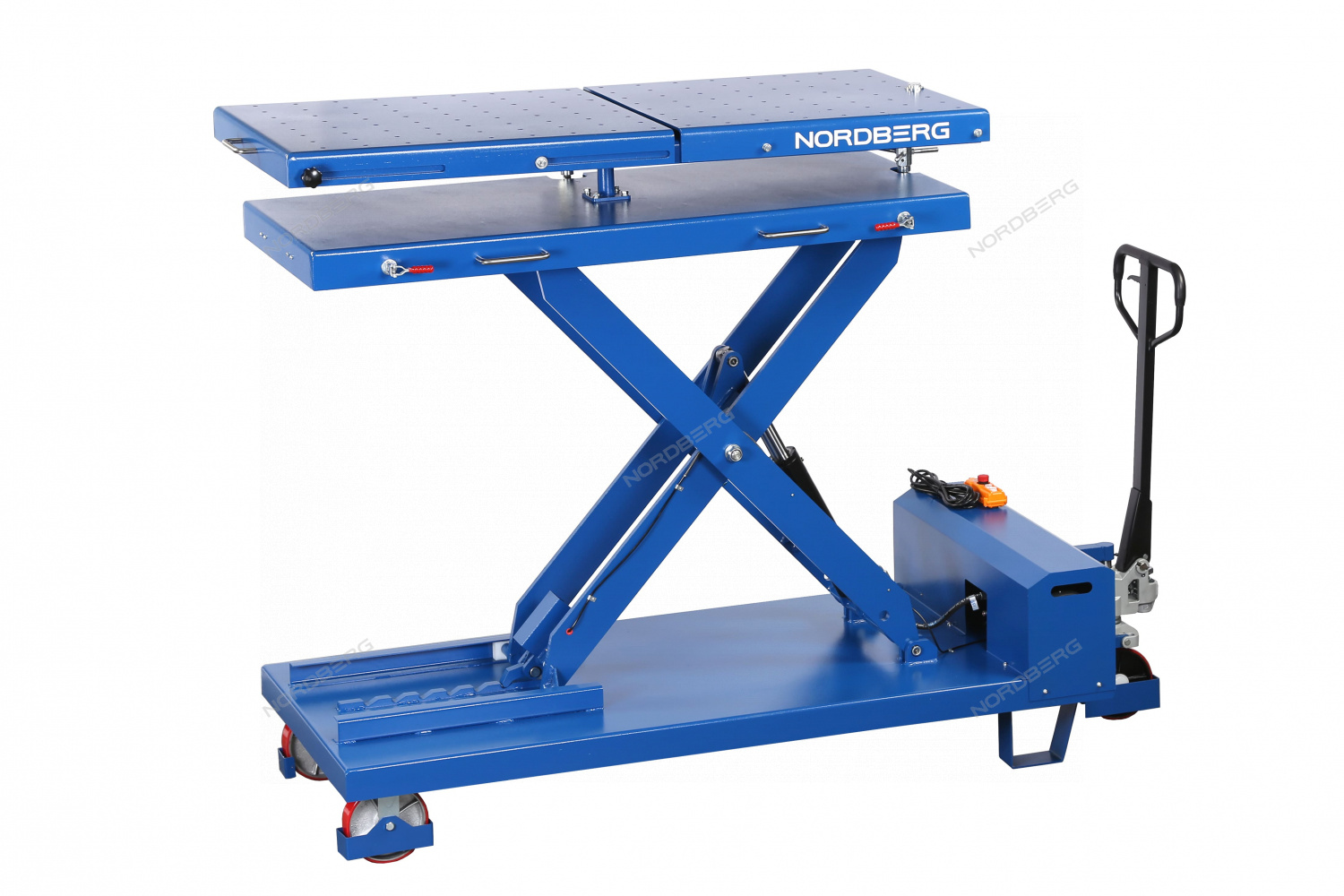 Стол подъемный электрогидравлический для АКБ электромобиля, 1200 кг NORDBERG N3T1501