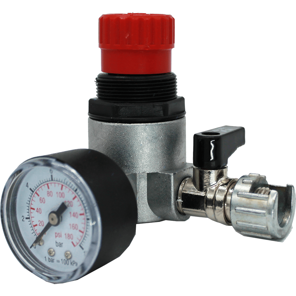 Регулятор давления выходной 1/4" с манометром VEPA F200/3