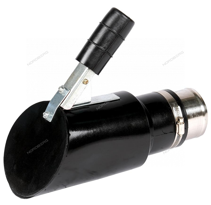 Насадка резиновая овальная наклонная на шланг D=75 мм NORDBERG AN075DI