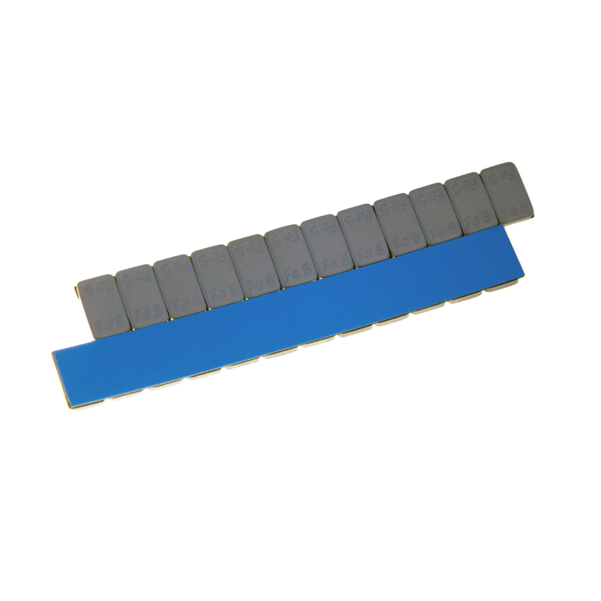 Груза адгезивные FE-071 12×5 гр (Синий скотч) (Серая эмаль) (100 шт.)