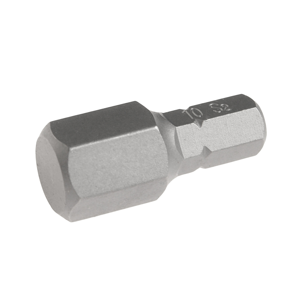 JTC-1152510 - Бита HEX H10х25мм 1/4" DR 6-ти гранная S2 JTC - 
Размер: 10 х 25 мм.
Квадрат: 1/4" DR, 6-гранная.
Материал: S2 сталь.
