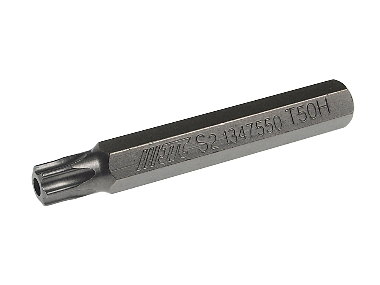 JTC-1347550 - Бита TORX Т50Hх75мм 10мм удлиненная S2 JTC - 
Материал: S2.
Размер: Т50Н.
Длина: 75 мм.
Количество шт. в упаковке: 10.
