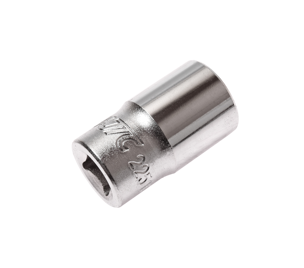 JTC-22510 - Головка торцевая 1/4" 10мм L=25мм JTC -  
  6 граней, метрический размер.    
  Изготовлена из закаленной хром-ванадиевой стали. 
  Размер: 1/4&rdquo;х10 мм.
  Длина: 25 мм.    
  Количество в оптовой упаковке: 20 шт. и 1000 шт. 
  Габар
