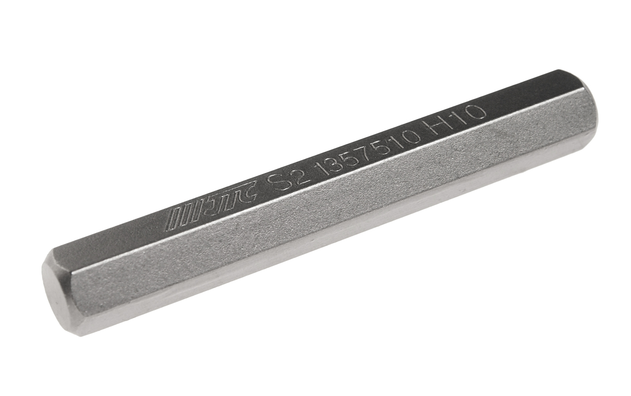 JTC-1357510 - Бита HEX H10х75мм 10мм 6-ти гранная удлиненная S2 JTC - 
Размер: 10 х 75 мм.
Длина насадки: 10 мм 6-гранная.
Материал: S2 сталь.
