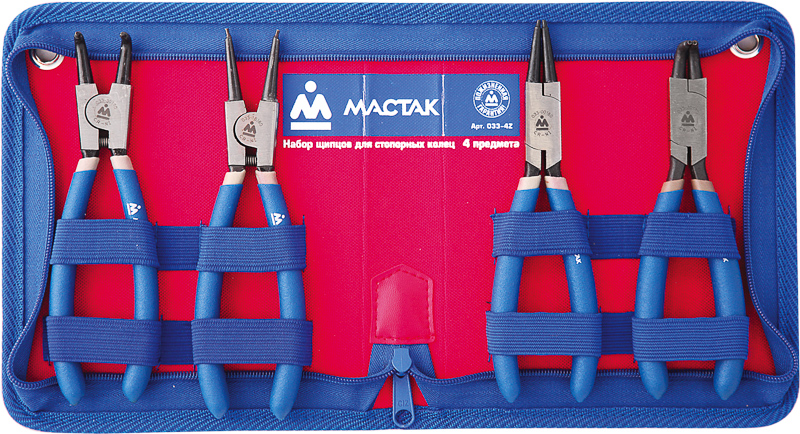 Набор съемников стопорных колец  МАСТАК 033-4Z