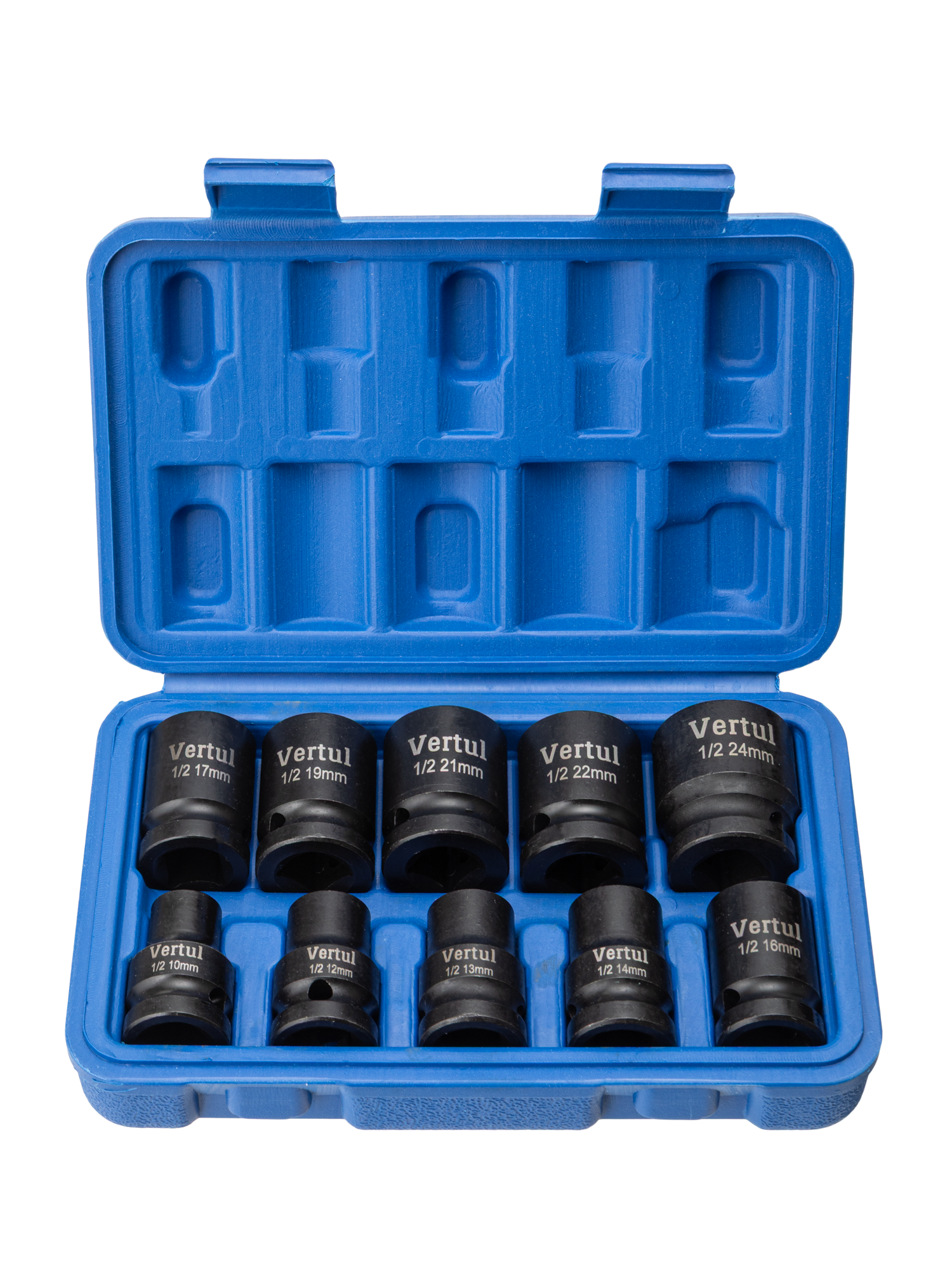 Набор ударных головок 1/2″ 10 пр. 10-24 мм VR83010