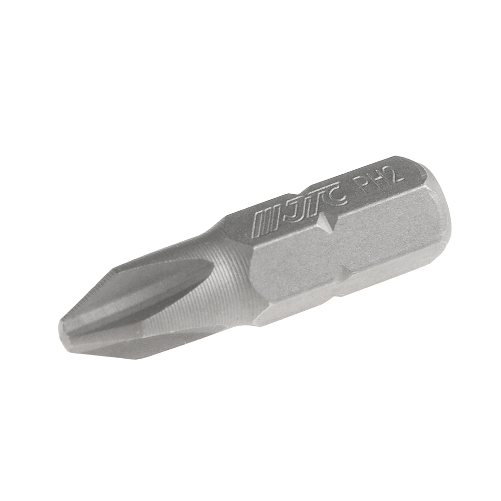 JTC-1112502 - Бита крестовая PH2х25мм 1/4" DR S2 JTC - 
Размер: PH.2 х 25 мм.
Квадрат: 1/4" DR.
Материал: S2 сталь.
