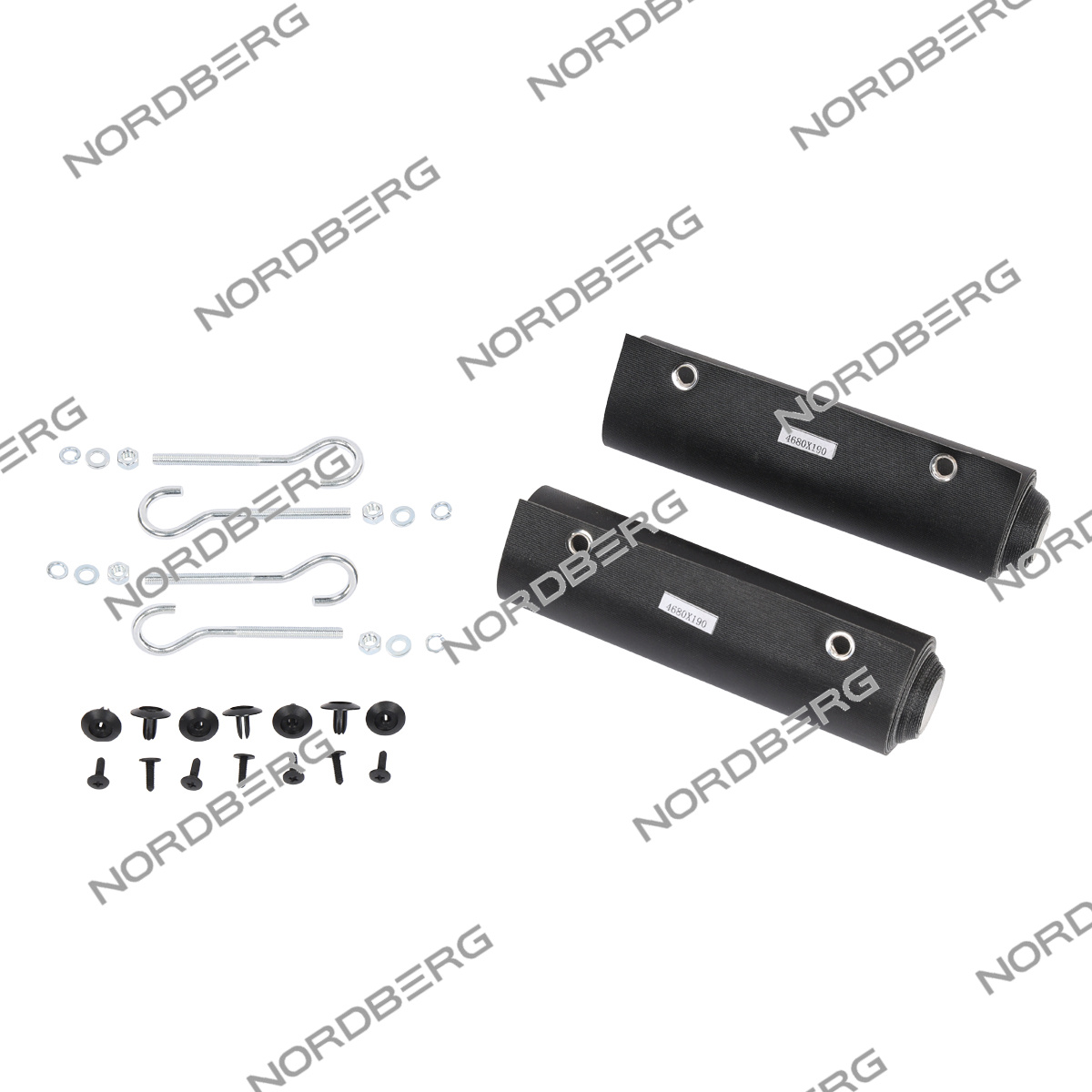 Шторка защитная с монтажным комплектом (2 шт) для подъемника N4122HE-6B (высота 4,8 м) NORDBERG 01-00004507