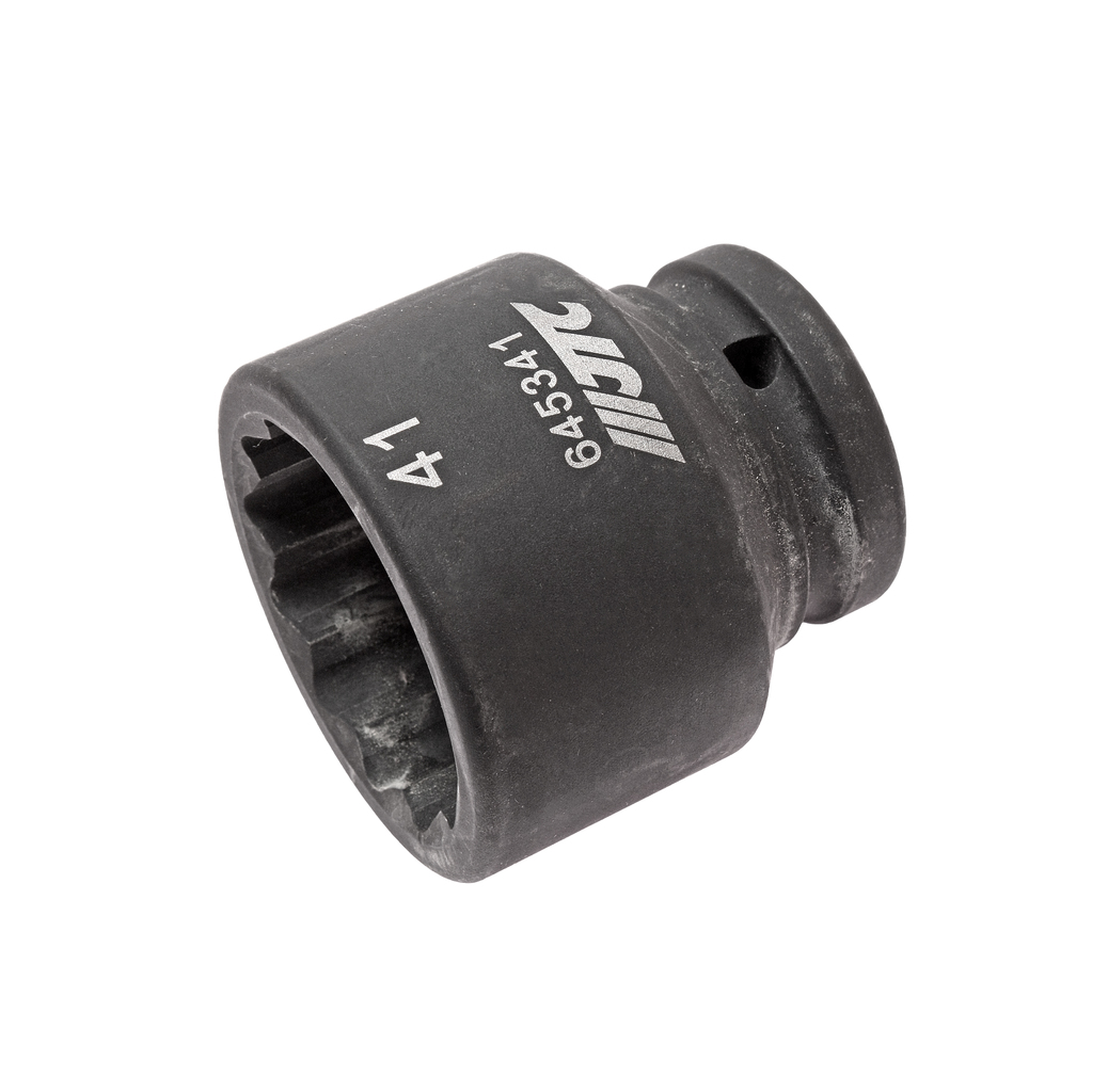 JTC-645341 - Головка торцевая 3/4" 41мм 12-ти гранная ударная L=58мм JTC - 
	12 граней, метрический размер.
	Изготовлена из высококачественной хром-молибденовой стали.
	Размер: 3/4"х41 мм.
	Общая длина: 58 мм.
	Габаритные размеры: 58/60/60 мм. (Д/Ш/В